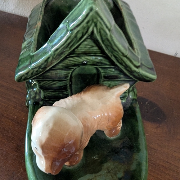 Shawnee Pottery Dog House Vintage Puppy Planter Mid Century Modern MCM Art Decor - Picture 11 of 14